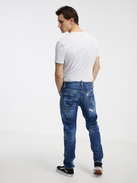 DSQUARED2 Kék férfi egyenes szabású farmer DSQUARED2