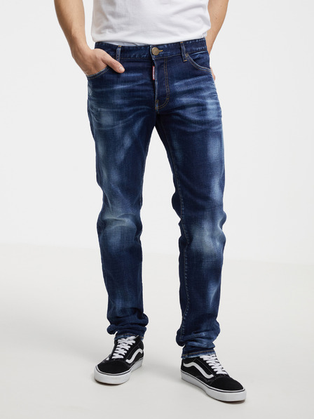 DSQUARED2 Kék férfi egyenes szabású farmer DSQUARED2