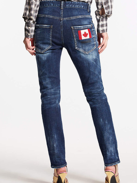 DSQUARED2 Kék női karcsúsított farmer DSQUARED2 Cool Girl