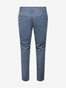 ONLY & SONS Kék férfi chino nadrág vászonnal ONLY & SONS Mark