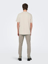 ONLY & SONS Bézs színű férfi póló ONLY & SONS Oren