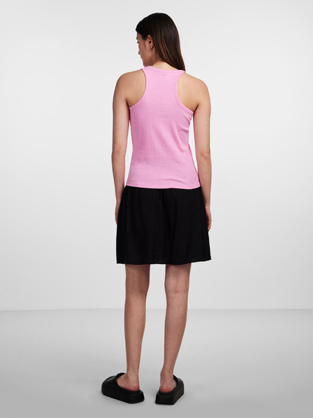 Pieces Rózsaszín női bordázott Basic Tank Top Pieces kézzel