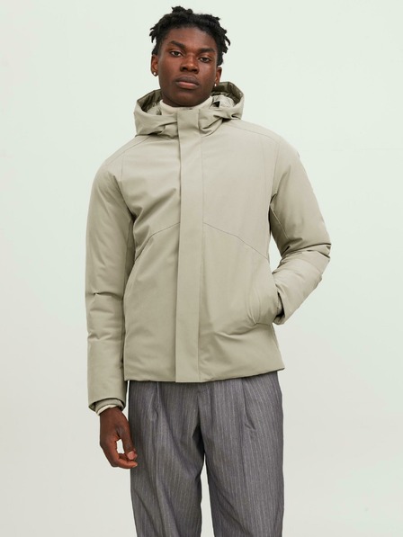 Jack & Jones Bézs színű Jack & Jones Keen férfi télikabát