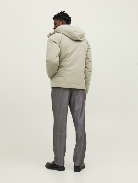 Jack & Jones Bézs színű Jack & Jones Keen férfi télikabát