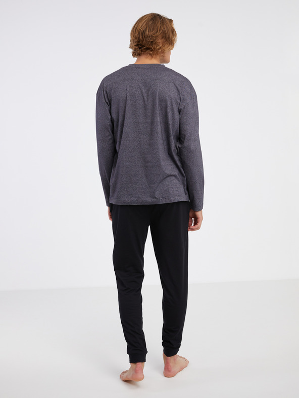 HUGO Férfi fekete és szürke HUGO pizsama