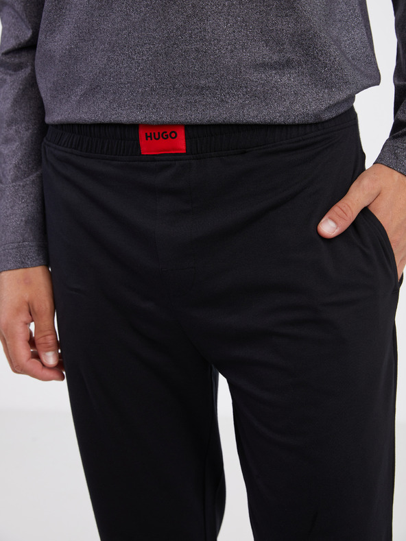 HUGO Férfi fekete és szürke HUGO pizsama