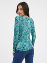 Orsay Türkizkék női mintás felső ORSAY