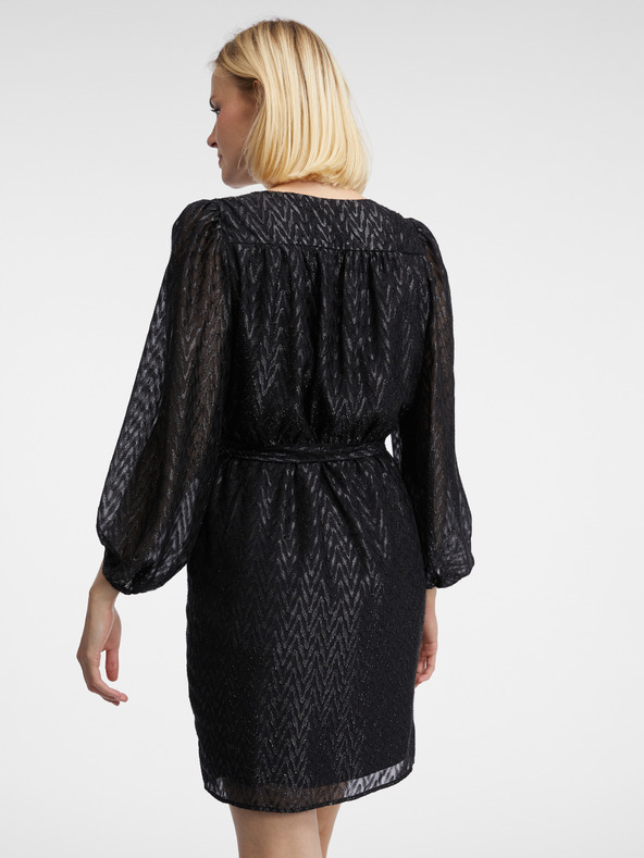 Orsay ORSAY fekete mintás női ruha