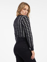Orsay ORSAY fehér-fekete női mintás kardigán