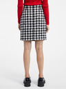 Orsay ORSAY fehér-fekete kockás női szoknya