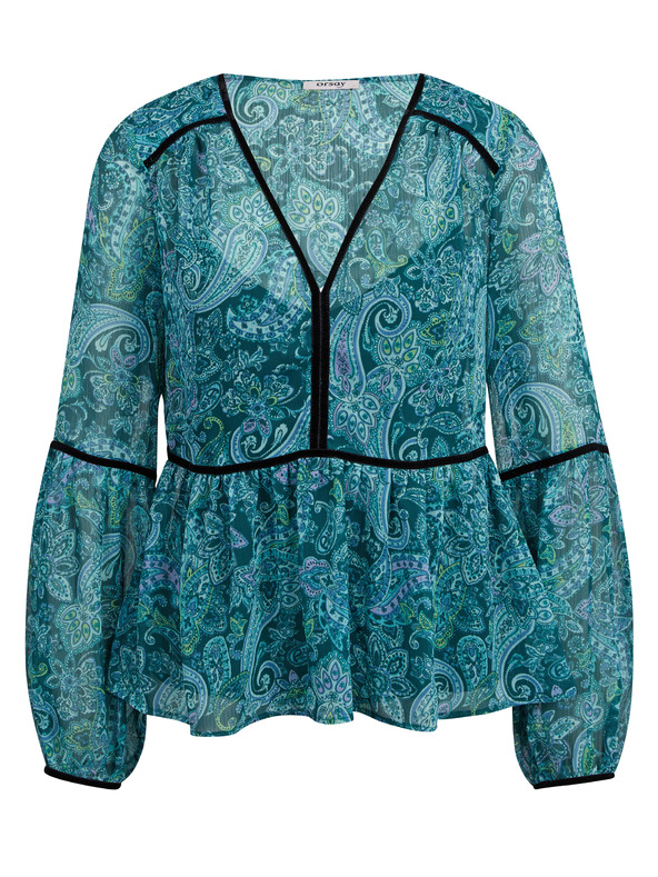 Orsay ORSAY türkiz női mintás blúz