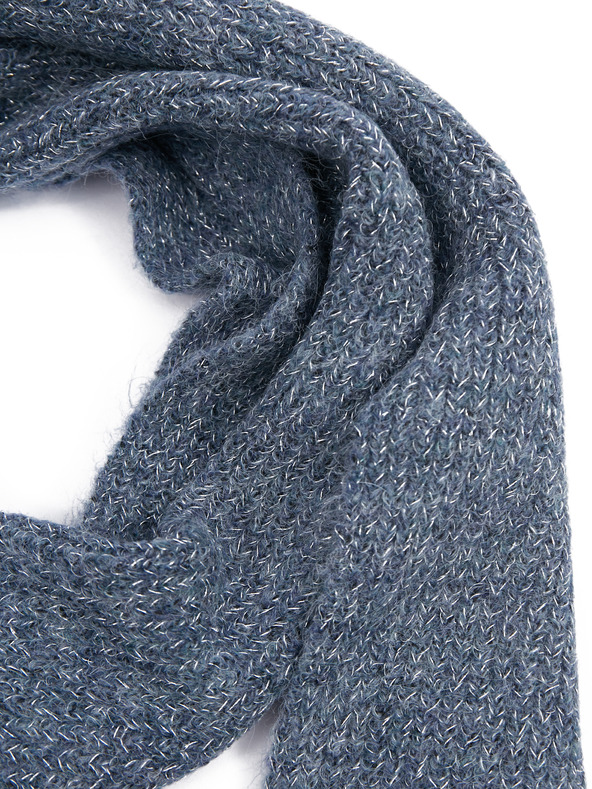 Orsay ORSAY szürke és kék gyapjúkeverék női sál