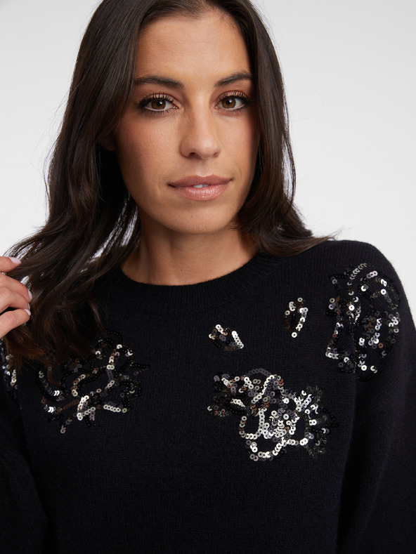 Orsay ORSAY fekete női pulóver