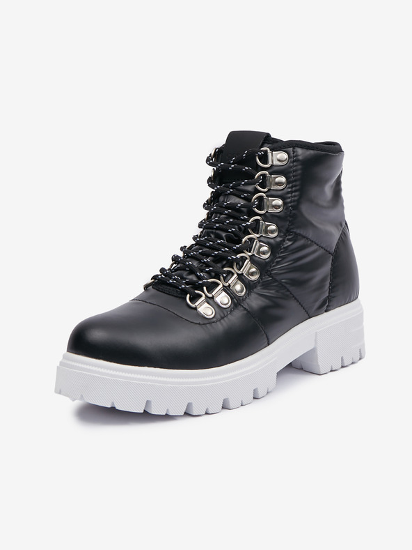 Orsay ORSAY fekete női téli bokacsizma