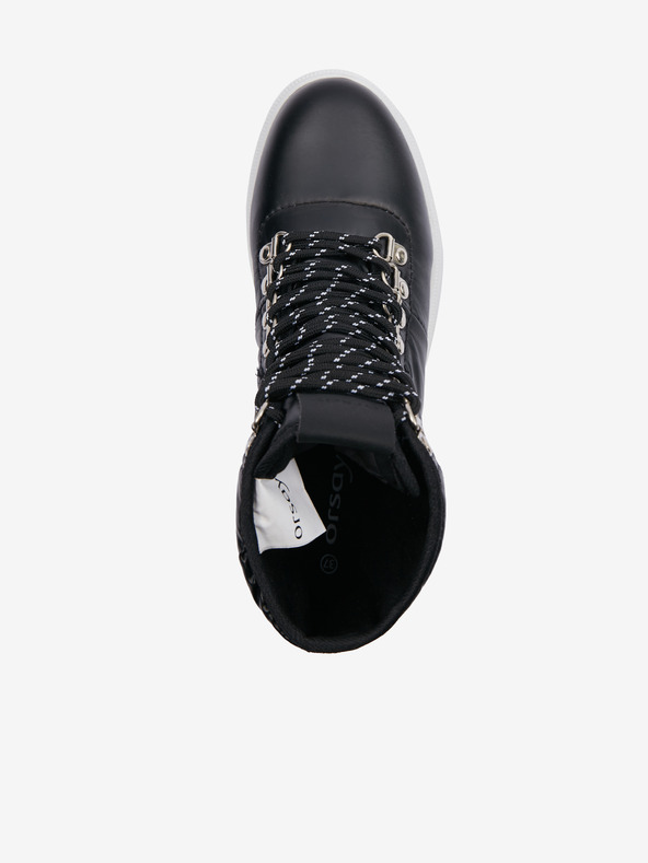 Orsay ORSAY fekete női téli bokacsizma