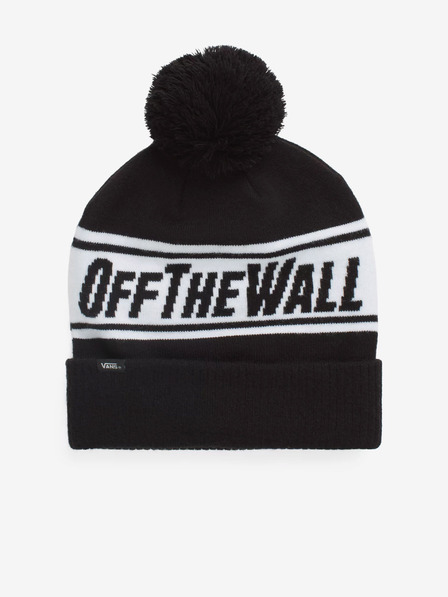 Vans Fehér és fekete férfi mintás téli sapka pomponnal VANS