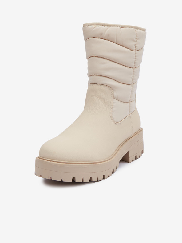 Orsay ORSAY bézs női téli bokacsizma