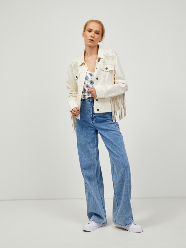 Orsay ORSAY kék-fehér mintás póló