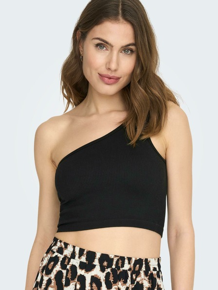 ONLY Fekete női crop top tank top ONLY Gwen Gwen
