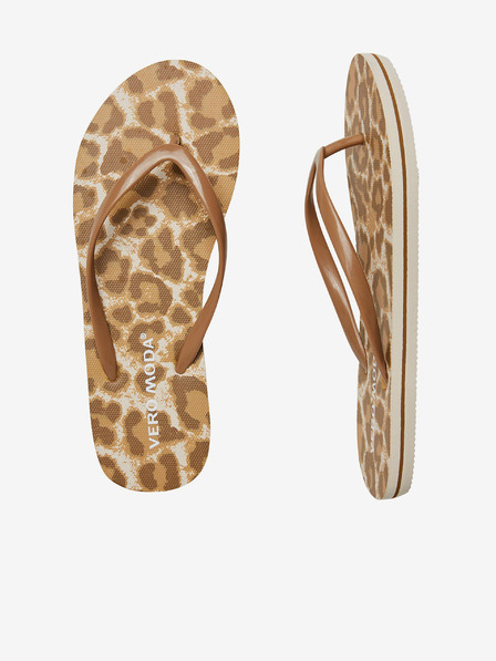 Vero Moda Barna mintás flip flop VERO MODA Selma