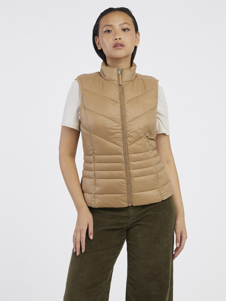 Vero Moda Bézs színű női steppelt mellény VERO MODA Sorayasiv