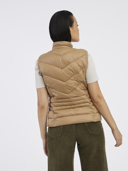 Vero Moda Bézs színű női steppelt mellény VERO MODA Sorayasiv
