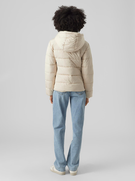 Vero Moda VERO MODA Jessiemie krém női téli steppelt kabát