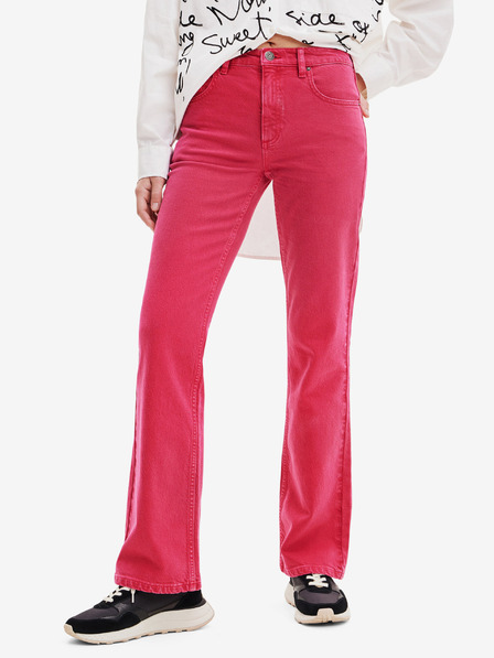 Desigual Rózsaszín Desigual női Oslo bootcut farmer