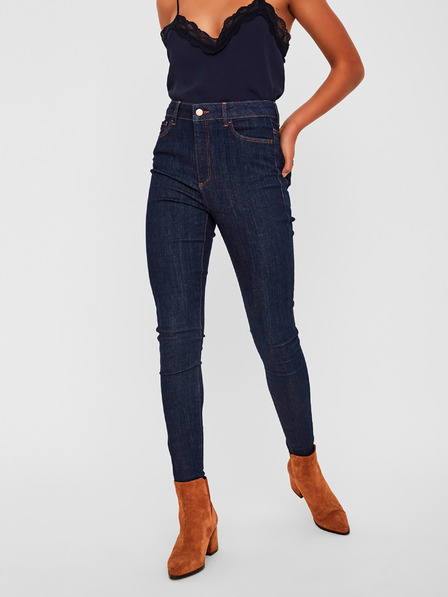 Vero Moda Sötétkék skinny fit farmernadrág VERO MODA Sophia