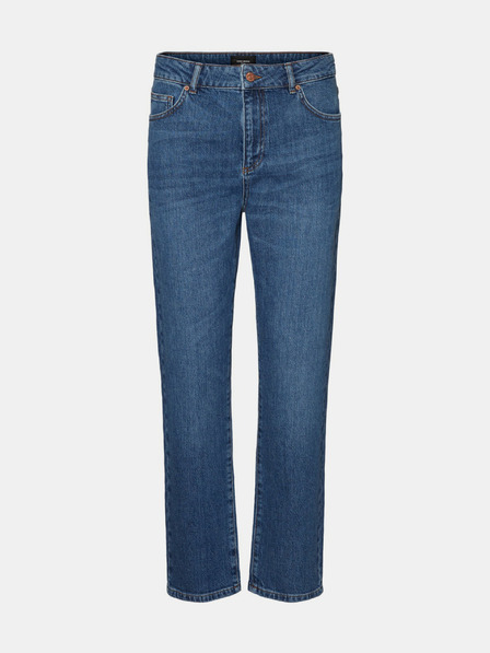 Vero Moda Kék, egyenes szabású farmer VERO MODA Carla