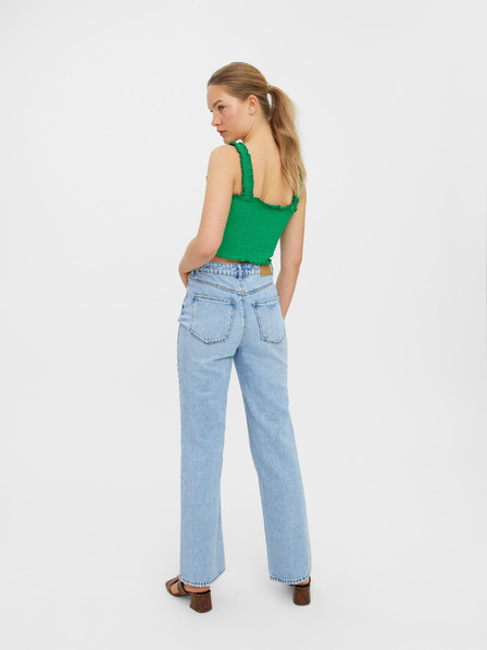 Vero Moda Világoskék egyenes szabású farmer VERO MODA Kithy Kithy