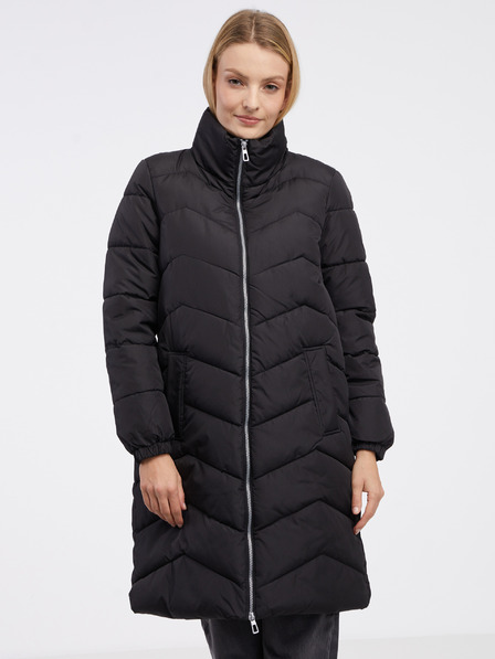 Vero Moda Fekete VERO MODA női téli steppelt kabát Liga