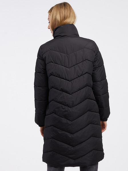 Vero Moda Fekete VERO MODA női téli steppelt kabát Liga