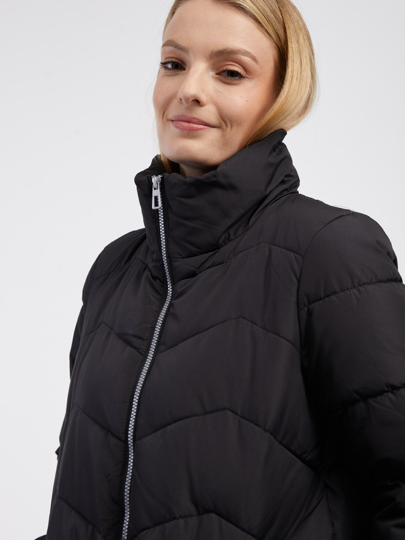 Vero Moda Fekete VERO MODA női téli steppelt kabát Liga