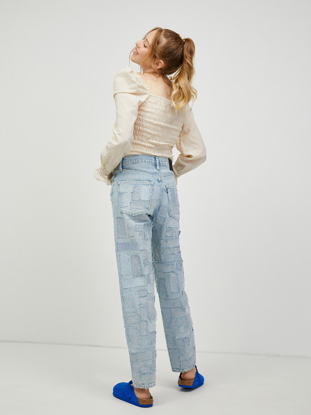 Vero Moda VERO MODA Doro krémszínű blúz