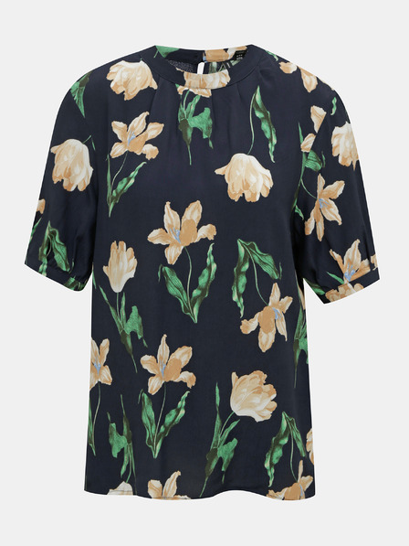Vero Moda Sötétkék virágos blúz VERO MODA Betty