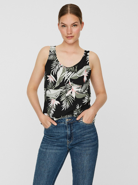 Vero Moda Fekete virágos felső VERO MODA Easy