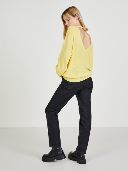 Vero Moda Sárga VERO MODA New Lexsun pulcsi