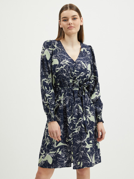 Vero Moda Sötétkék női mintás pólóruha VERO MODA Abbi Abbi