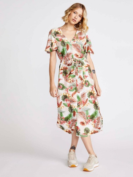 Vero Moda Krémszínű virágos ruha VERO MODA Simply