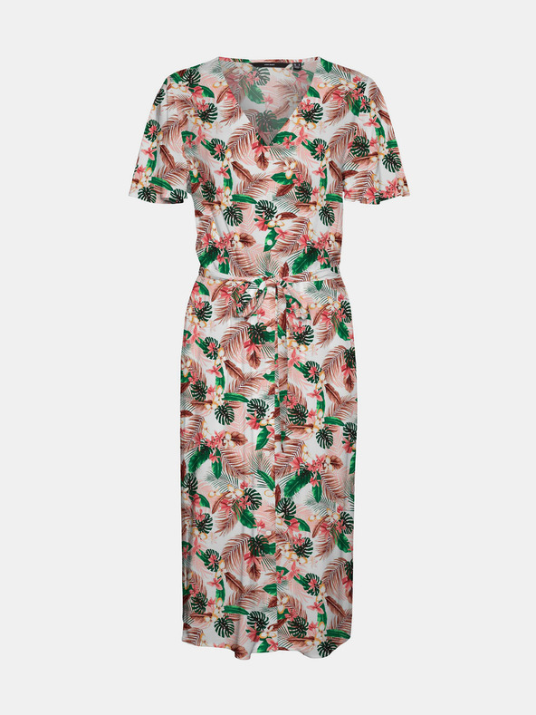 Vero Moda Krémszínű virágos ruha VERO MODA Simply
