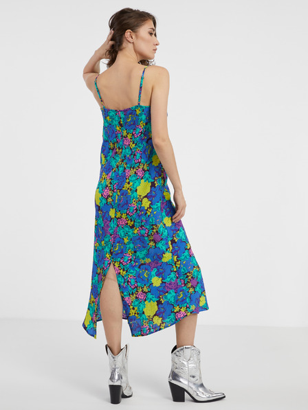 Vero Moda VERO MODA Liva kék női virágos ruha VERO MODA Liva