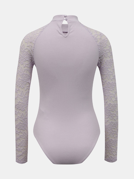TALLY WEiJL Világoslila body csipkeujjú ujjakkal TALLY WEiJL