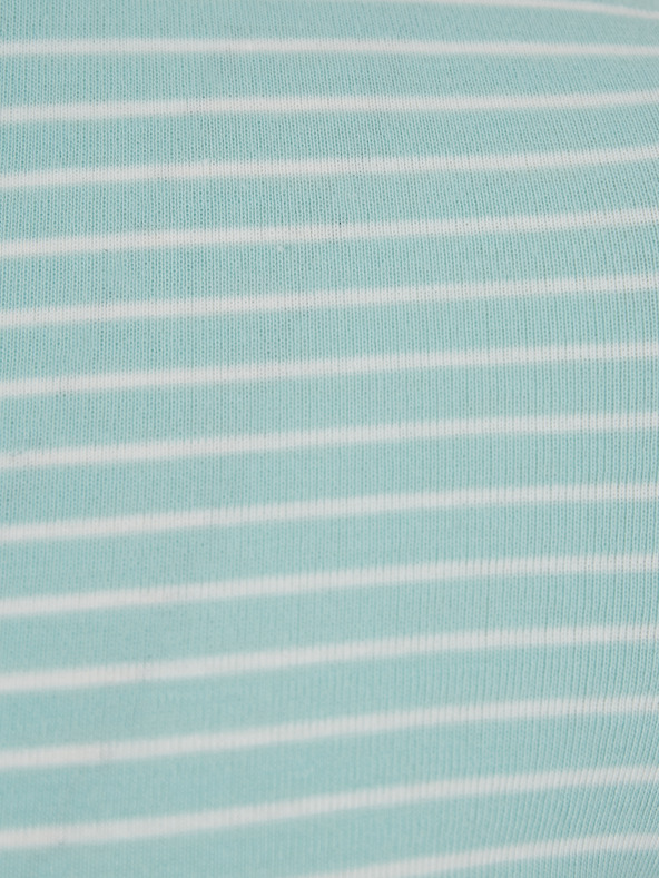 TALLY WEiJL Világoskék csíkos crop top TALLY WEiJL