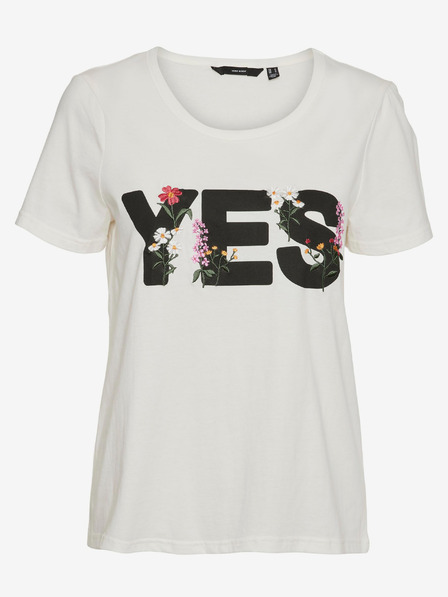Vero Moda Fehér női VERO MODA Uda póló