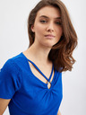 Orsay ORSAY kék női póló dekoratív részlettel