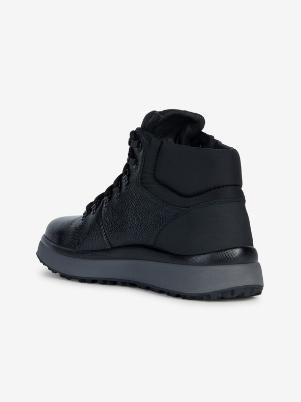 Geox Fekete férfi bőr bokacsizma Geox Granito