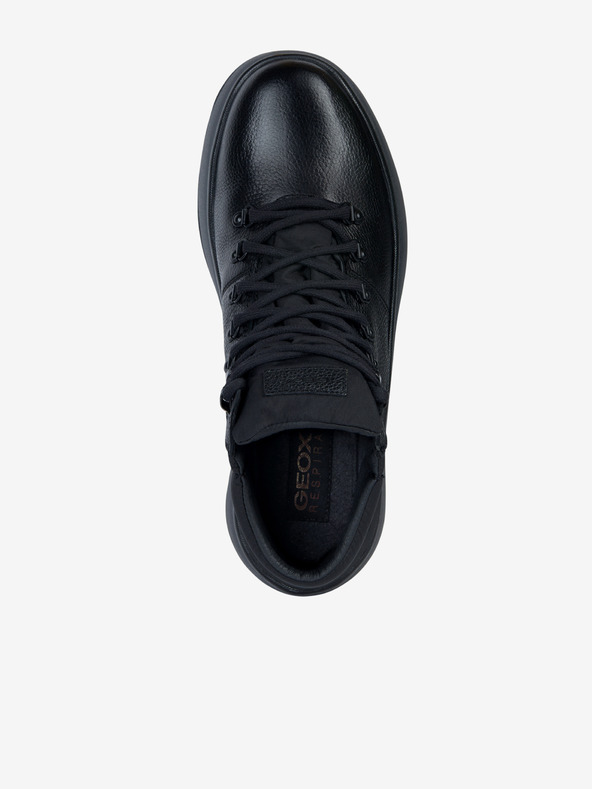 Geox Fekete férfi bőr bokacsizma Geox Granito
