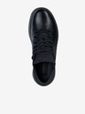 Geox Fekete férfi bőr bokacsizma Geox Granito