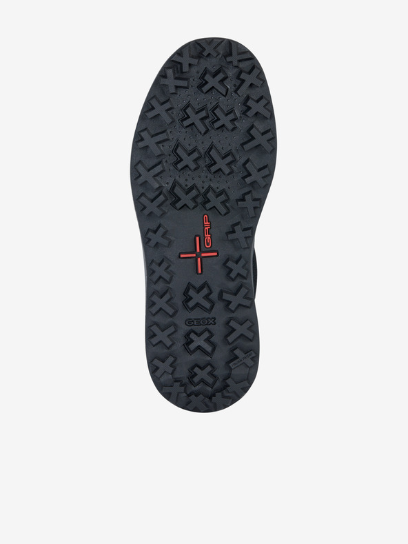 Geox Fekete férfi bőr bokacsizma Geox Granito